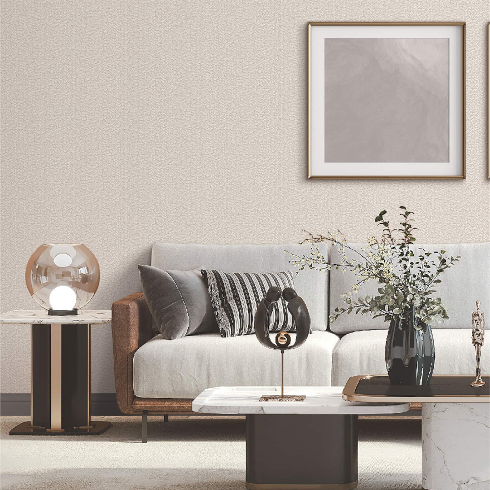 Designs Direct Textured Weave Plain Wallpaper